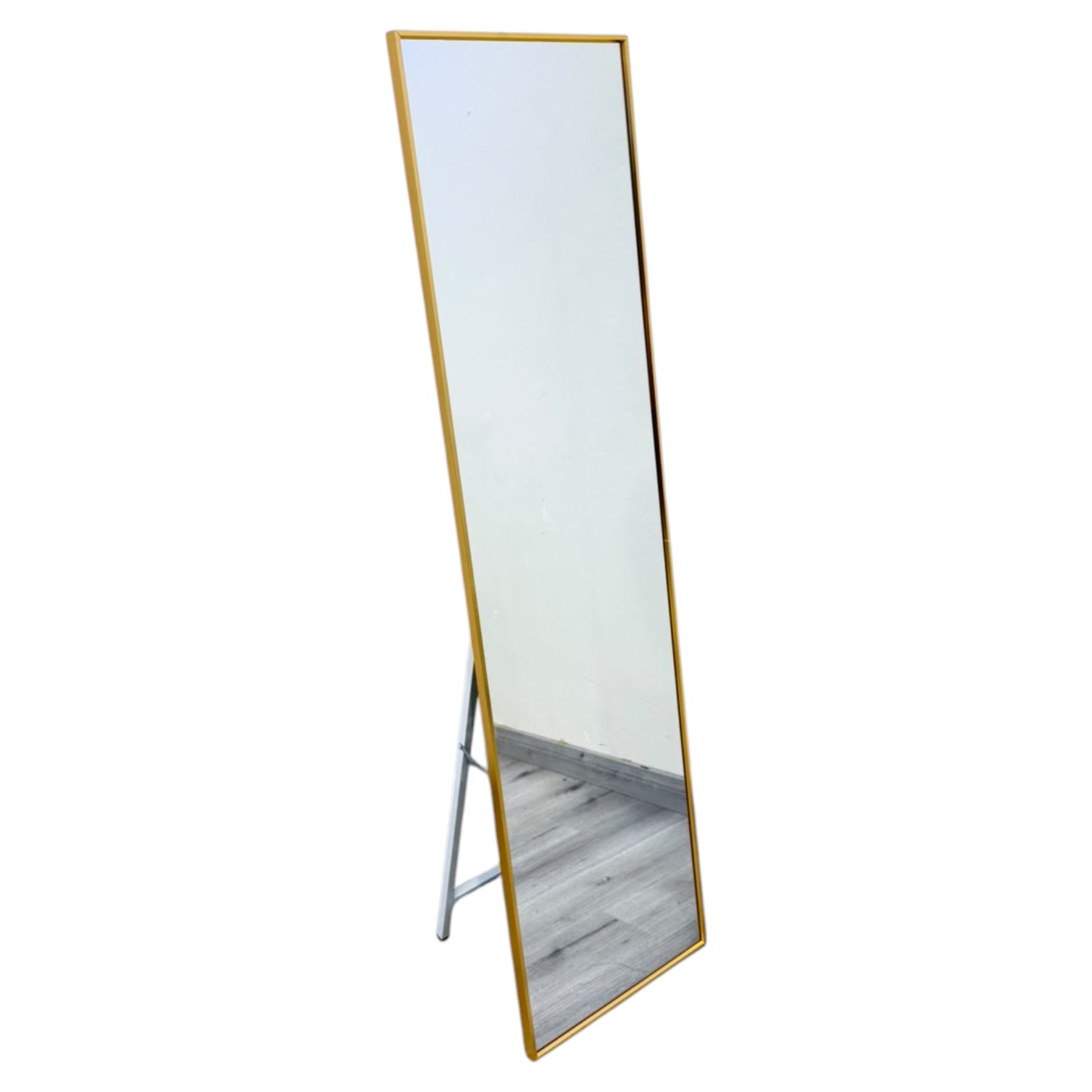 Gold Frame Standing Mirror