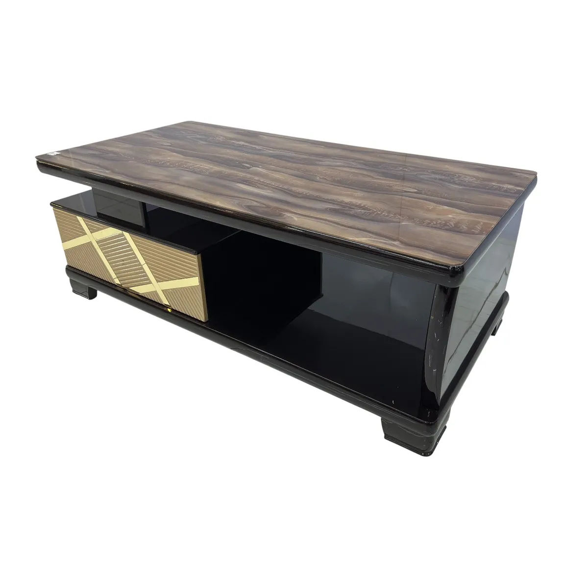 BROWN MARBLE COFFEE TABLE (114)