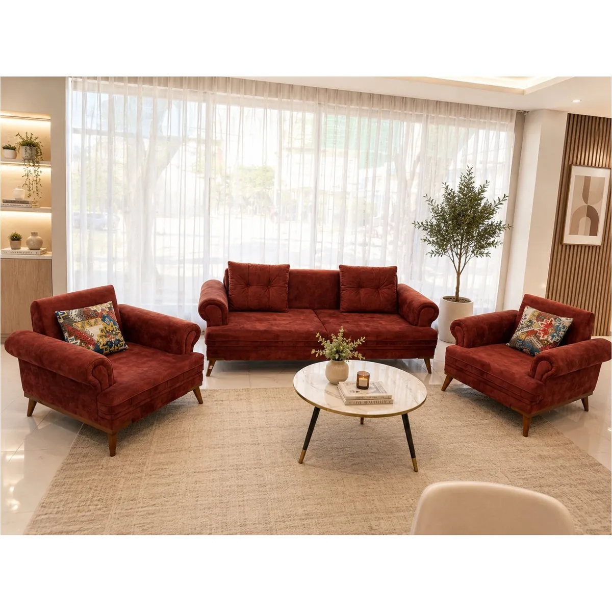 Ruby 5 Seater Sofa Set