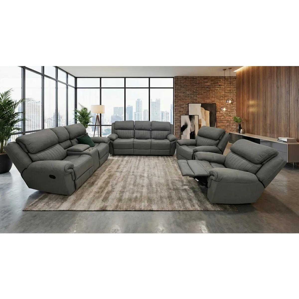 Simba recliner sofa set 6 seater